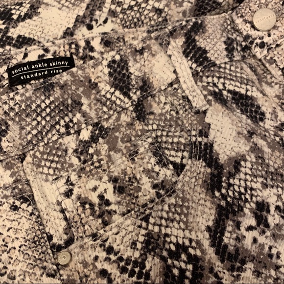 Sanctuary Denim Social Ankle Length Skinny Jean in Queen Snake - Picture 5 of 9